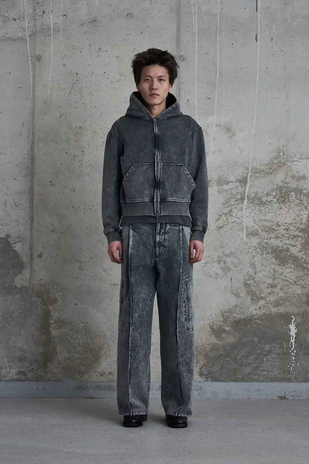 Shabby Full Zipped Hoodie