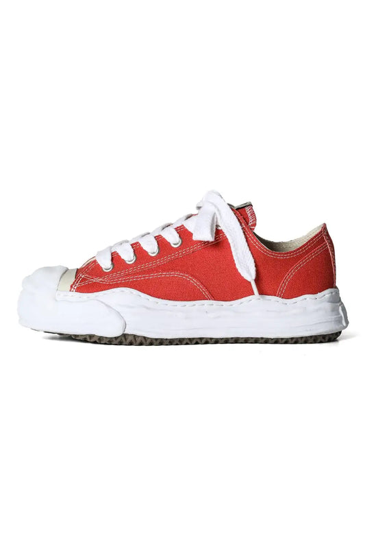 HANK Original sole Toe cap sneaker LOW canvas Orange