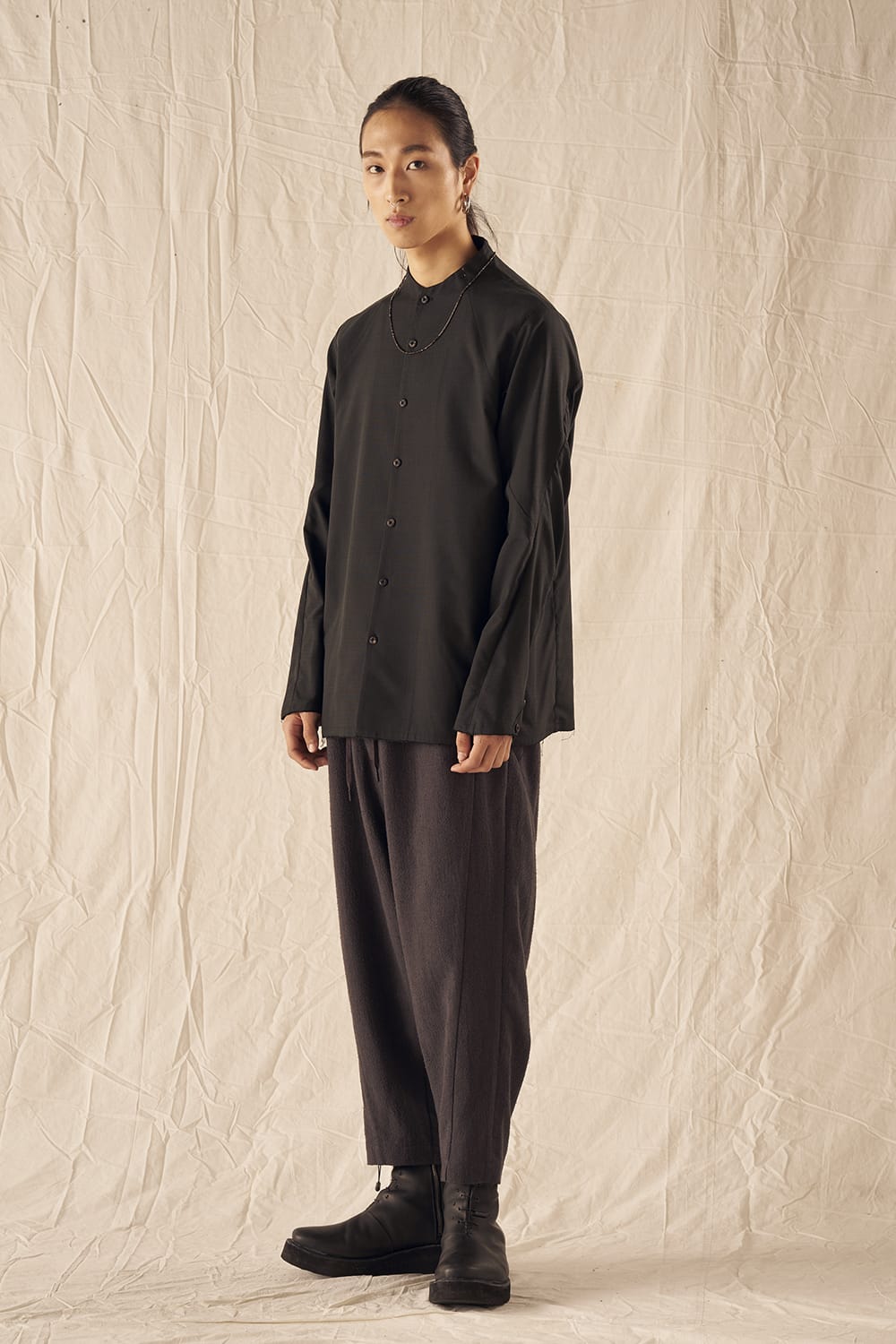 Shirt Sandblasting Silk Cotton