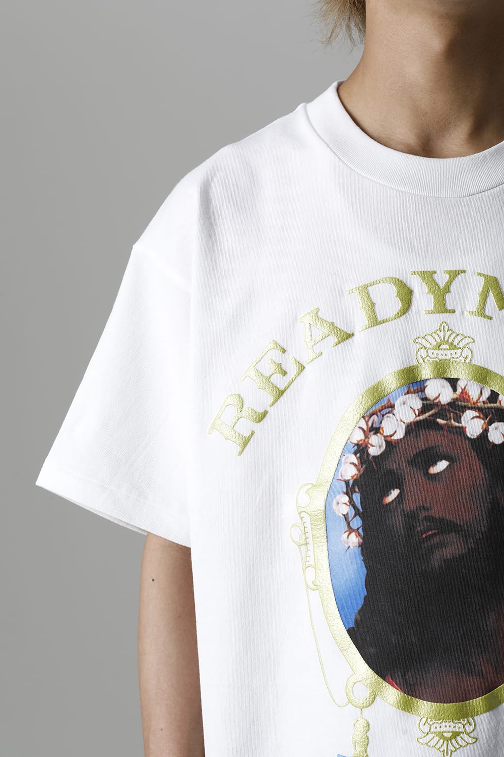 READYMADE × DENIM TEARS COTTON WREATH Tee - RE-DT-WH-00-00-12