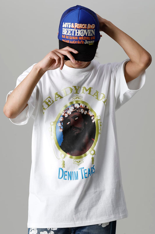 READYMADE × DENIM TEARS COTTON WREATH Tee - RE-DT-WH-00-00-12