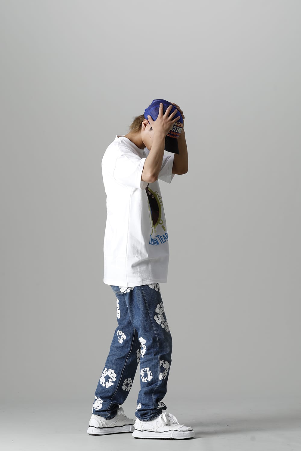 READYMADE × DENIM TEARS COTTON WREATH Tee - RE-DT-WH-00-00-12