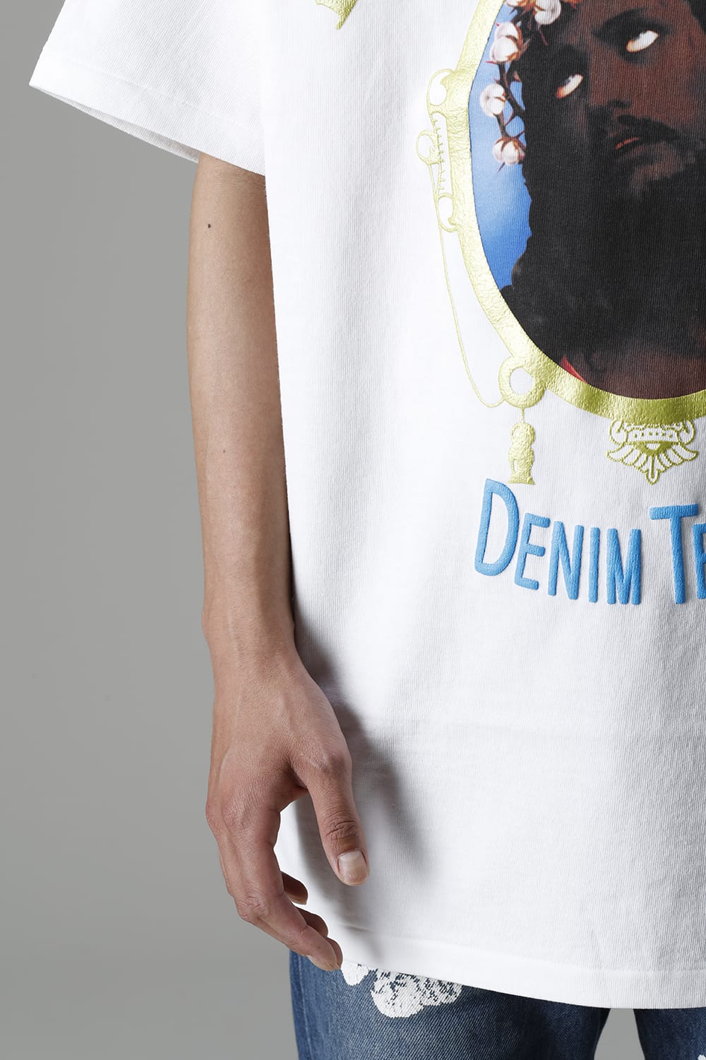 READYMADE × DENIM TEARS COTTON WREATH Tee - RE-DT-WH-00-00-12