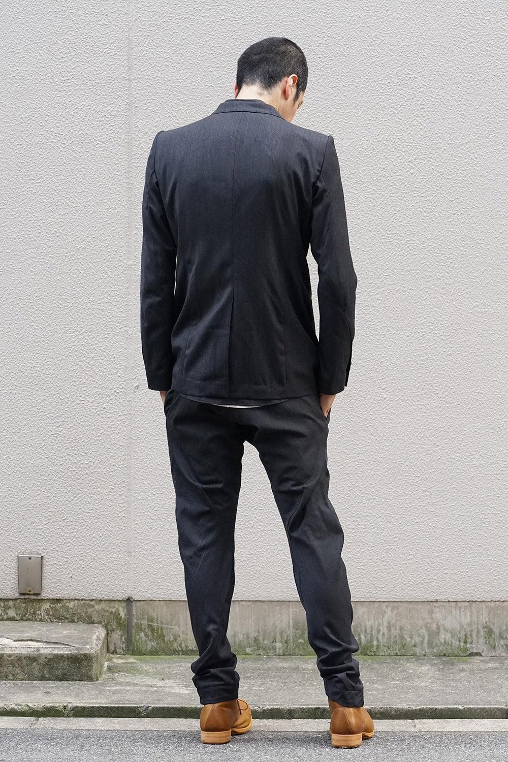 Slim Pants Wool Gabardine