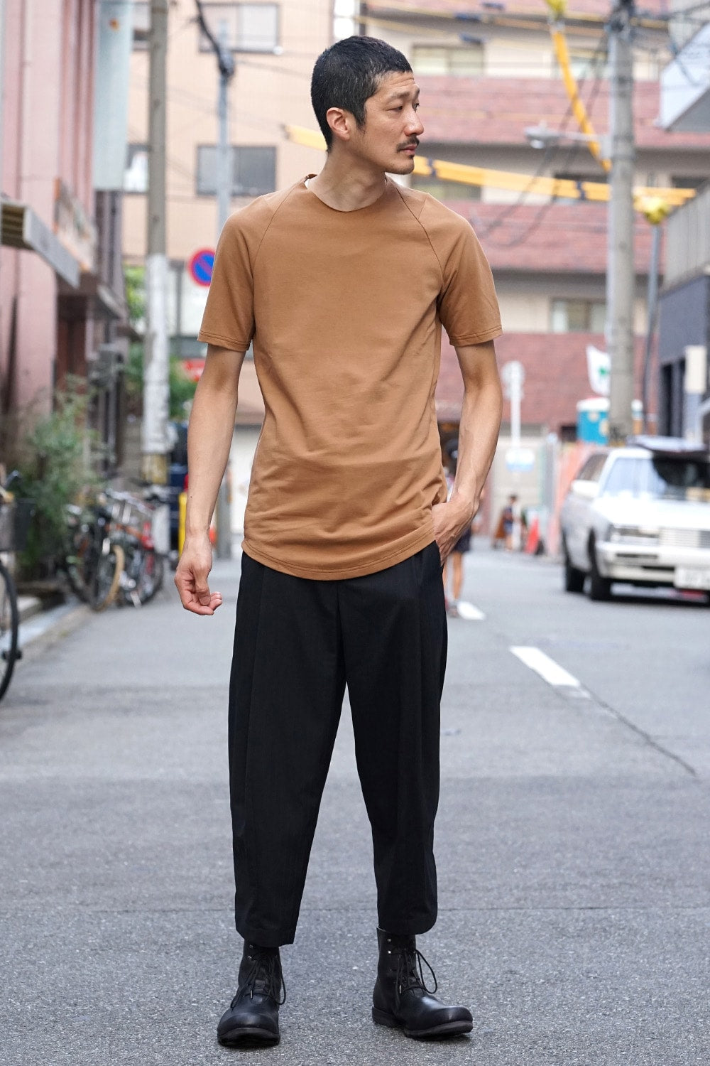 Short Sleeve Inlay Knit Jersey