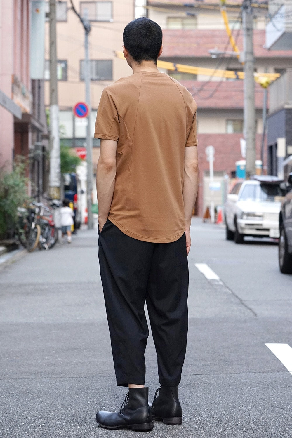 Short Sleeve Inlay Knit Jersey