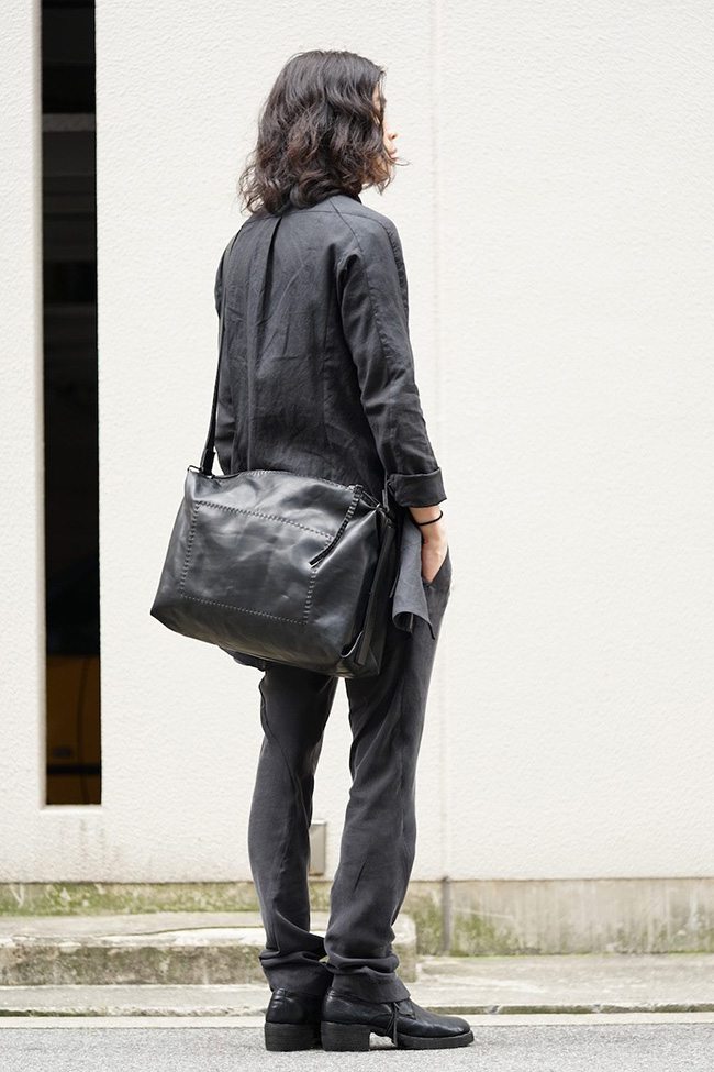 Leather Bag Guidi Calf Size L