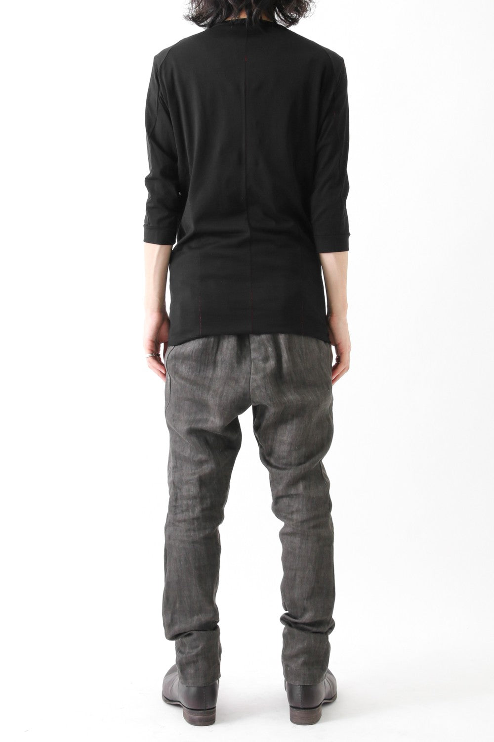 Easy Pants Linen Denim Charcoal Dyed