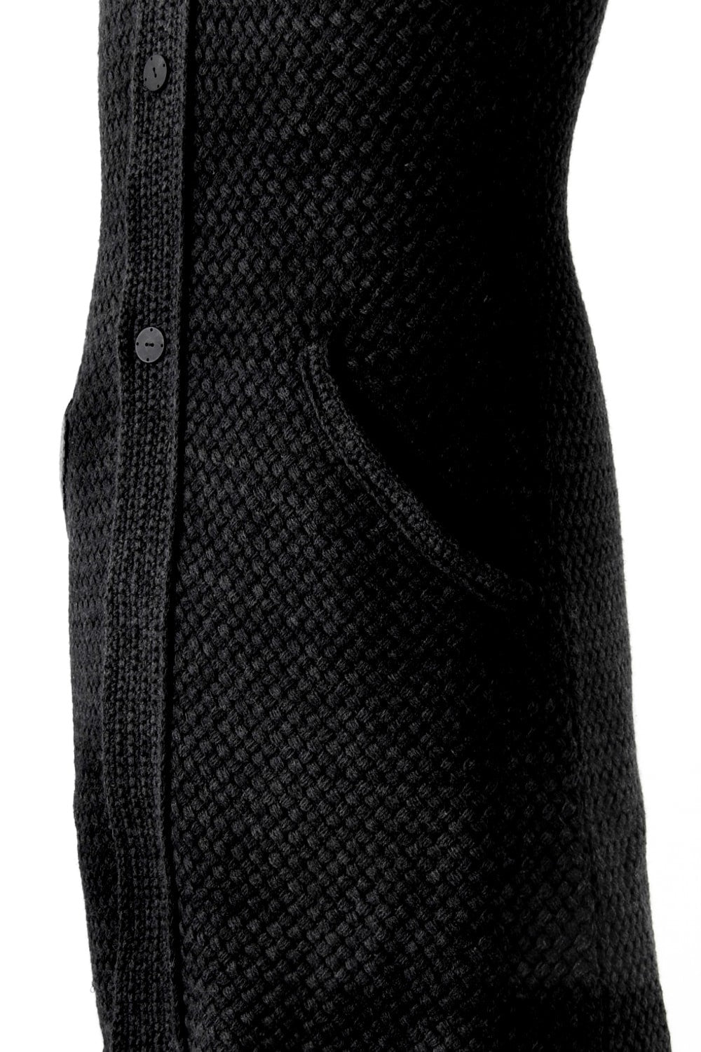 Knit Vest Wool Cotton
