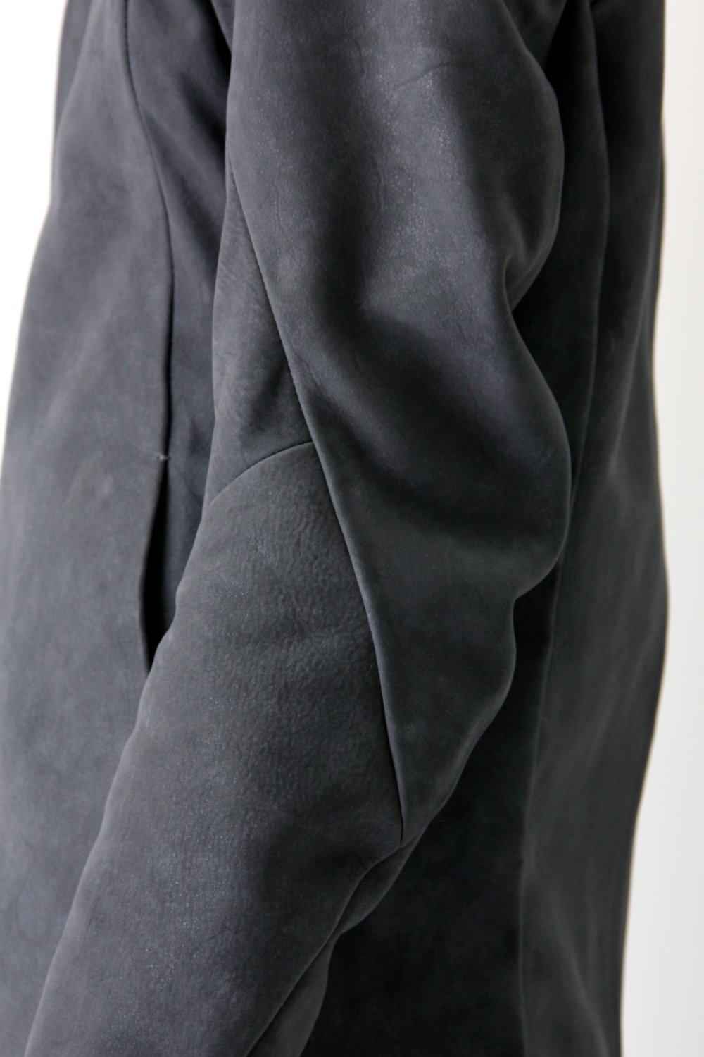 High Neck Jacket Calf Leather