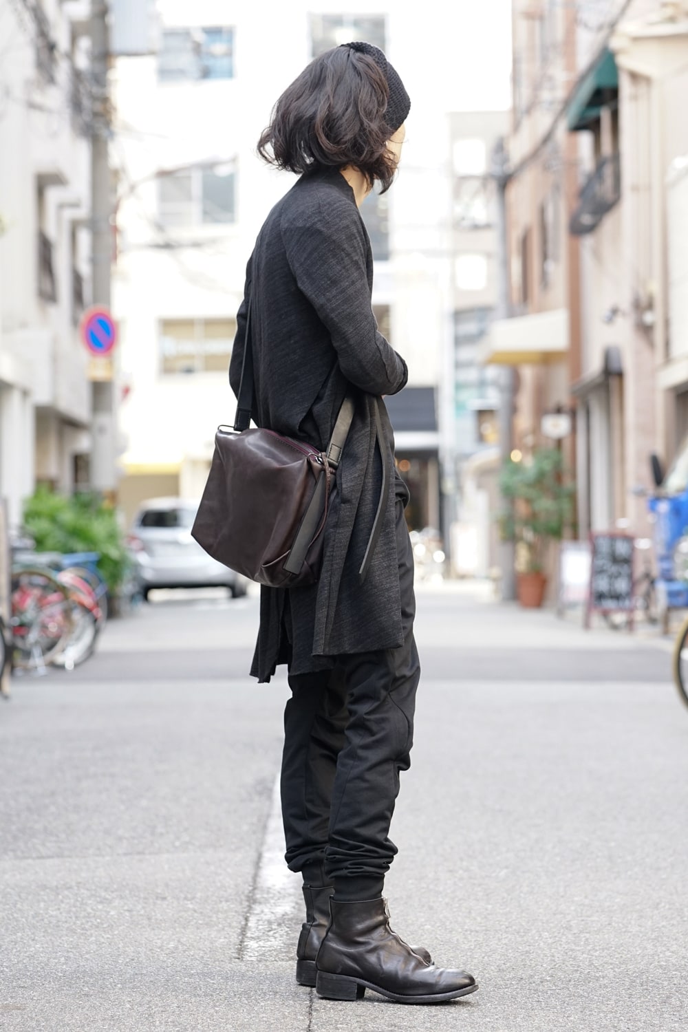 Leather Bag Guidi Calf Size M