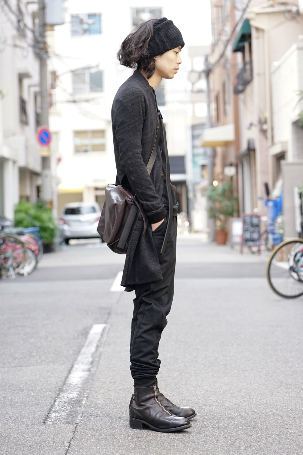 Leather Bag Guidi Calf Size M