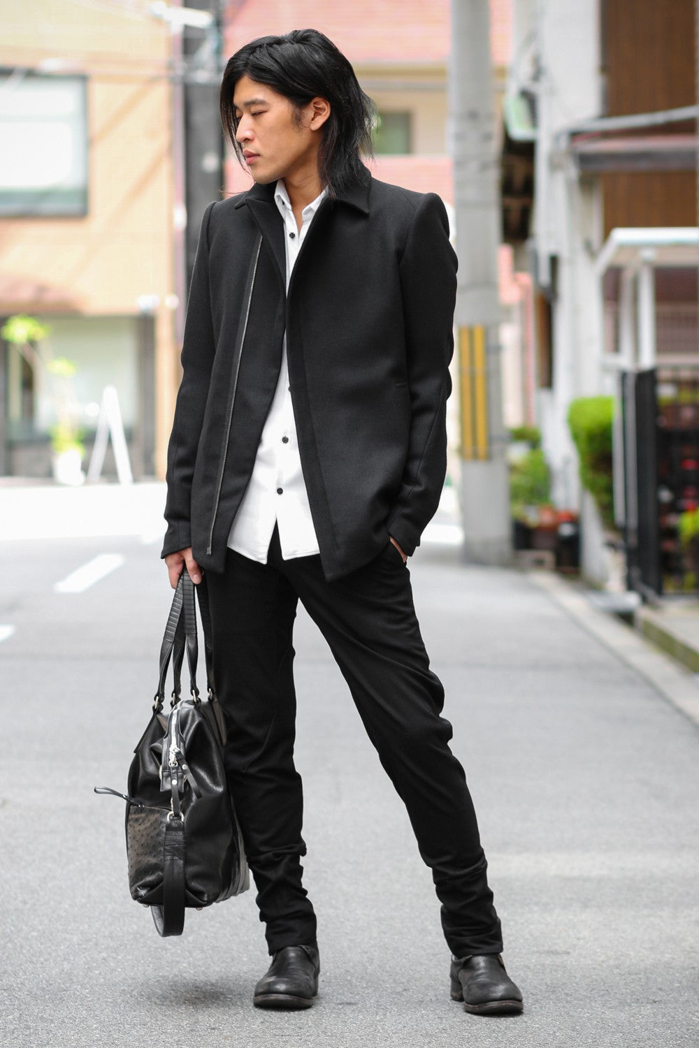 Vine tote | Cow×Ostrich