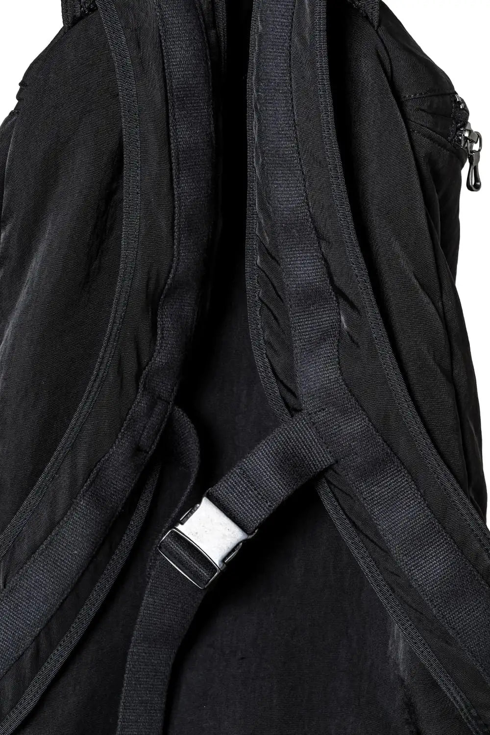 Nylon Twill Back Pack Black