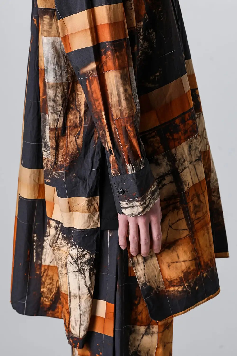 Yasu Forest Print Extra Long and wide Shirts/Coat