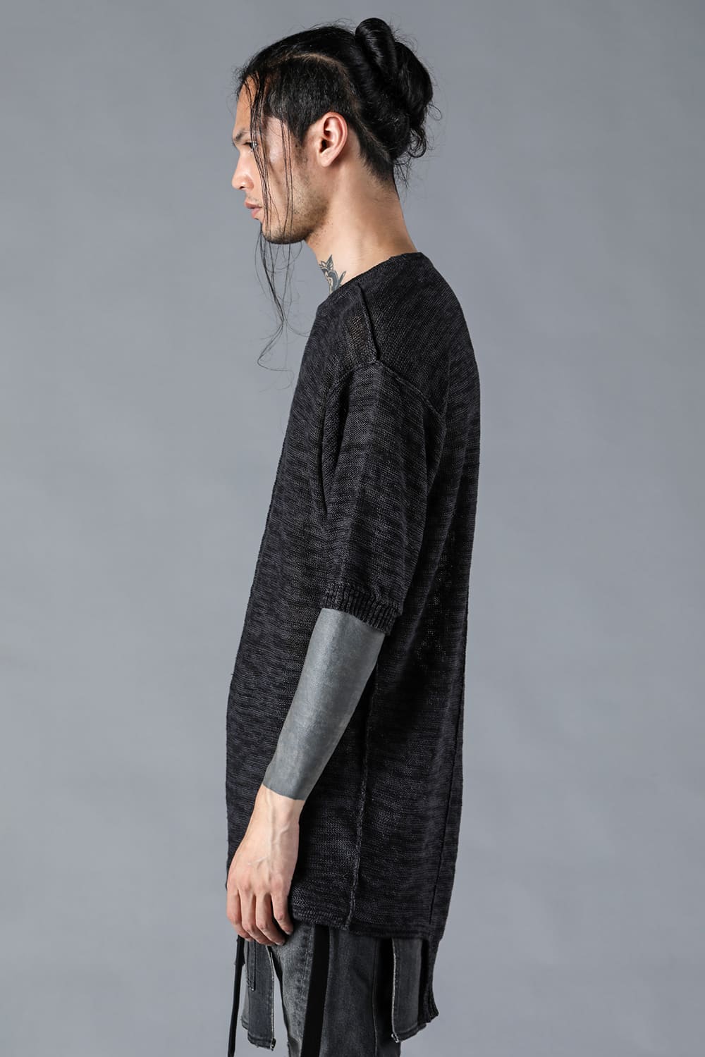 リネンニットTシャツ