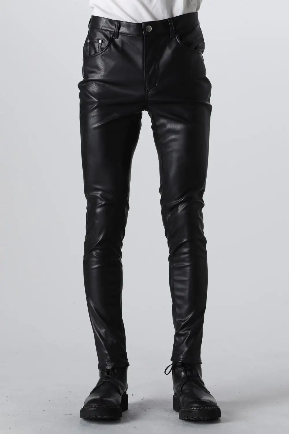 Washable Vegan Leather Leggings Pants