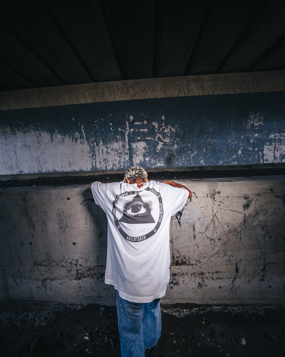 KOSUKE KAWAMURA × ©SAINT M×××××× COMPLICATED Short sleeve T-shirt