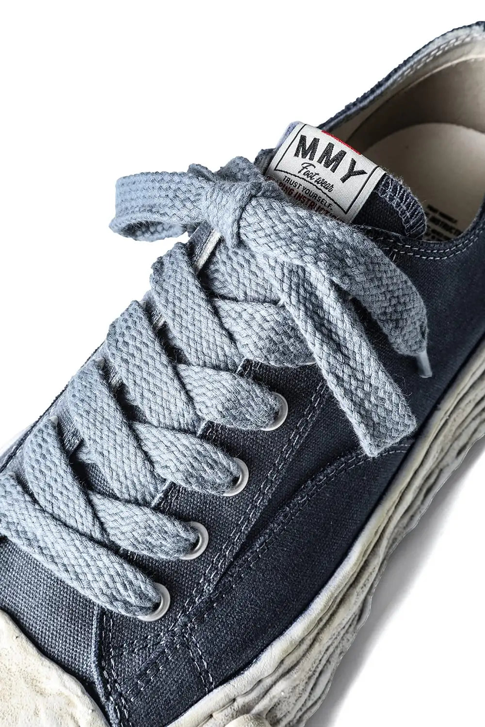 PETERSON 23 canvas garment dye Low-Top sneakers Black