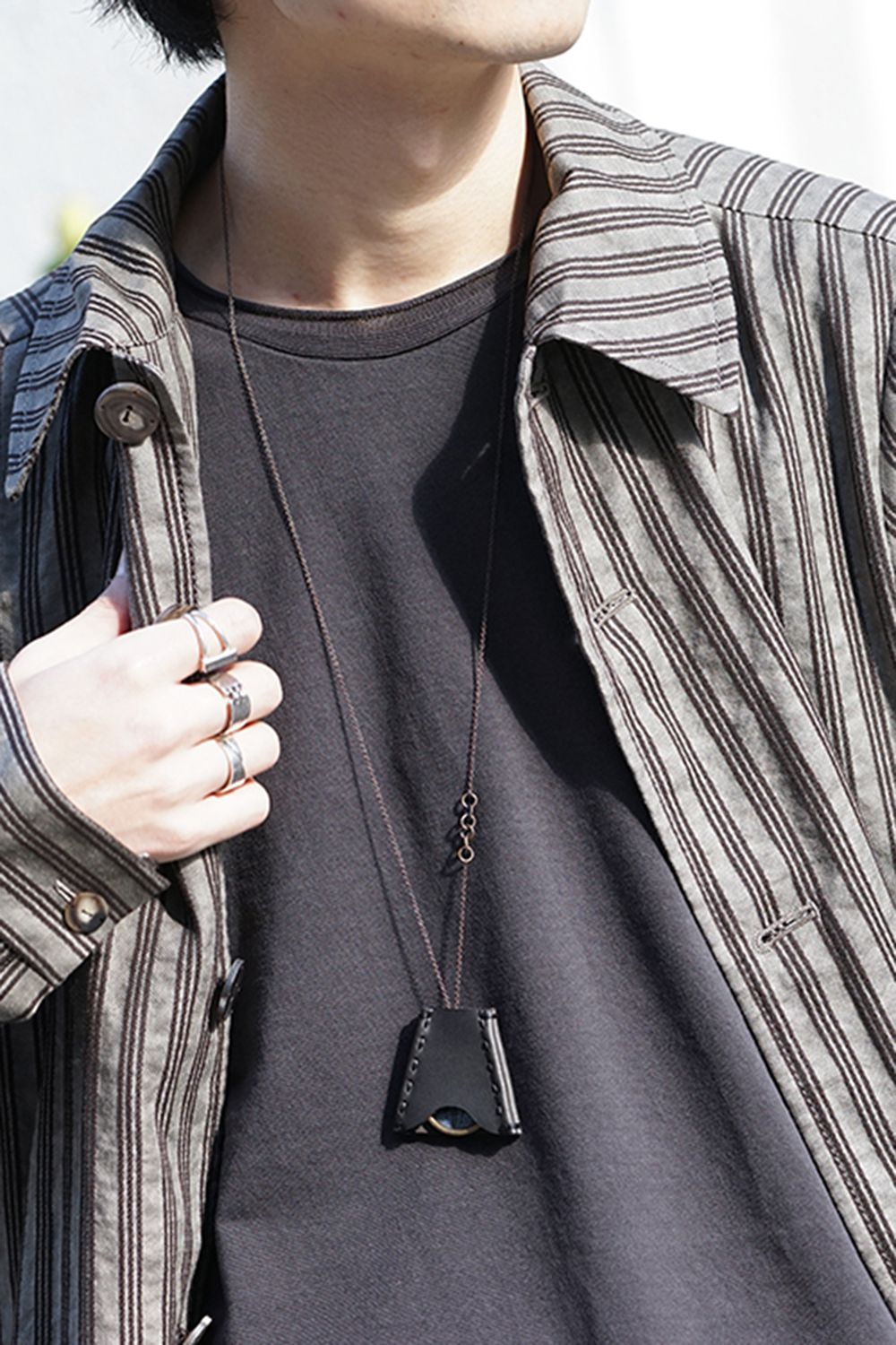 ルーペ ネックレス Brass