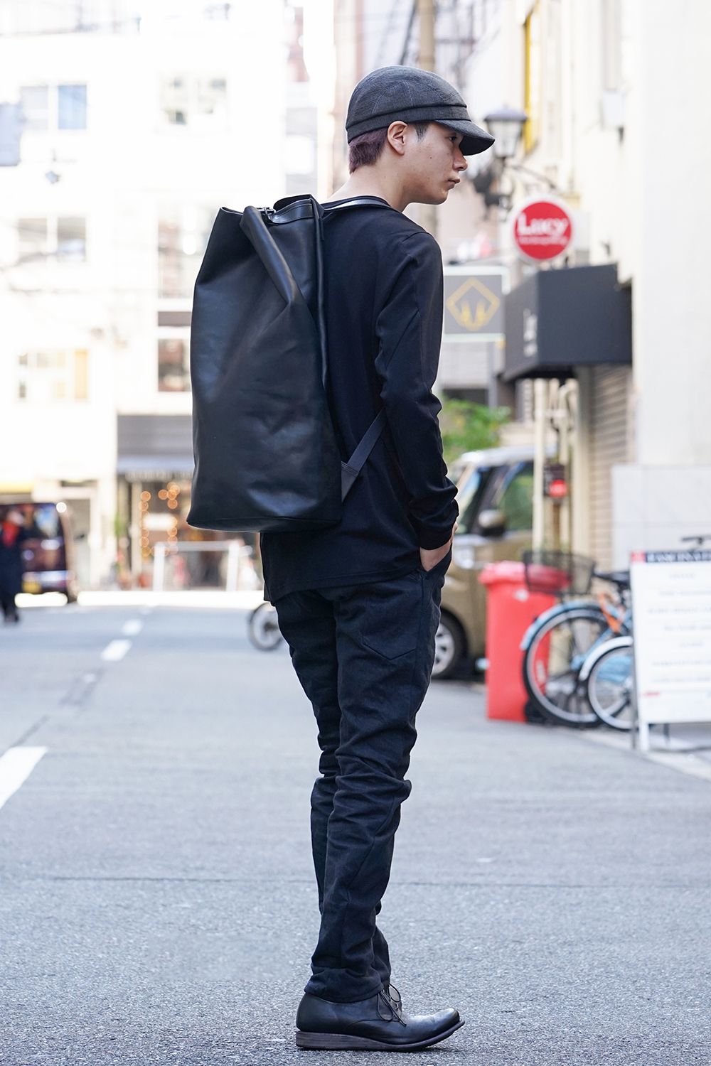 Backpack Guidi Calf Leather - Black