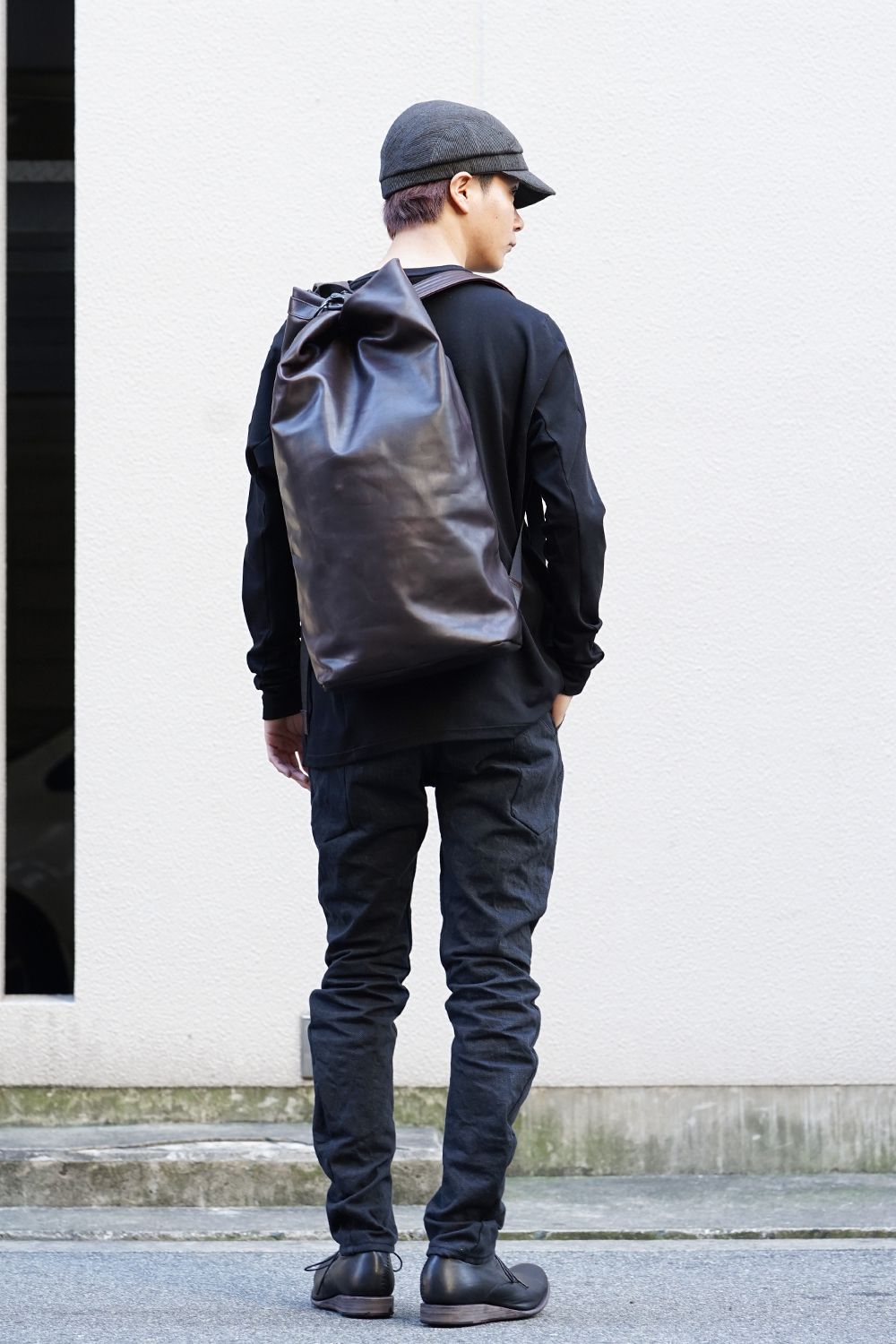 Backpack Guidi Calf Leather - Deep Red