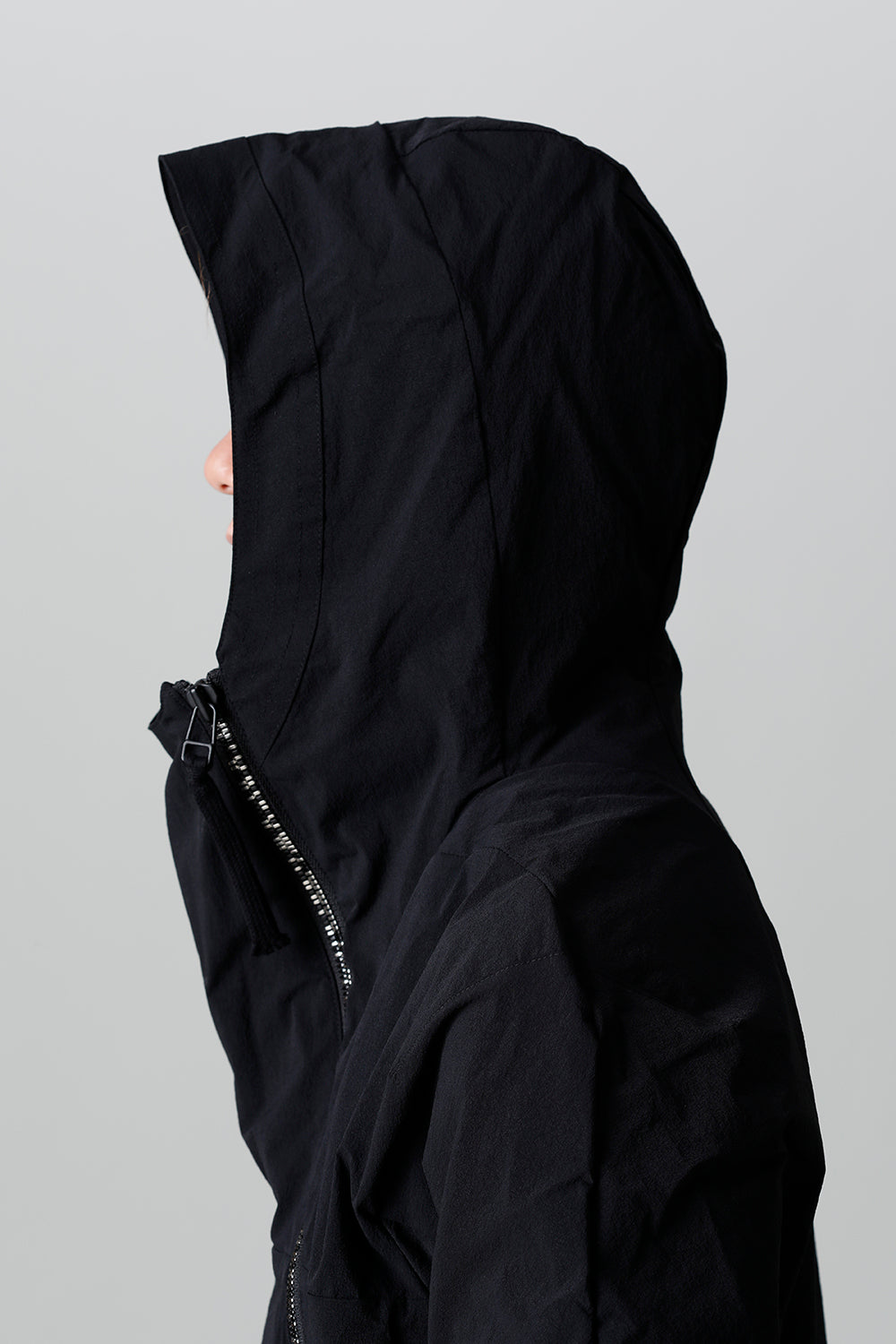 4way Hyper Stretch CORDURA Nylon Hooded Jacket  Black