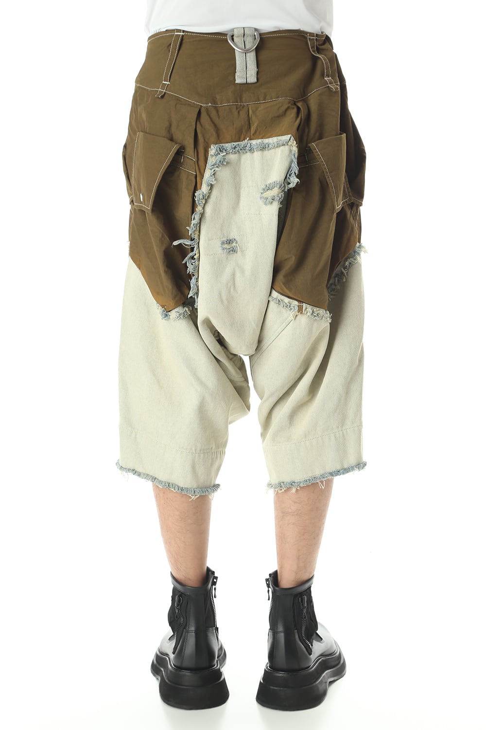 GEO CARGO DENIM SHORTS