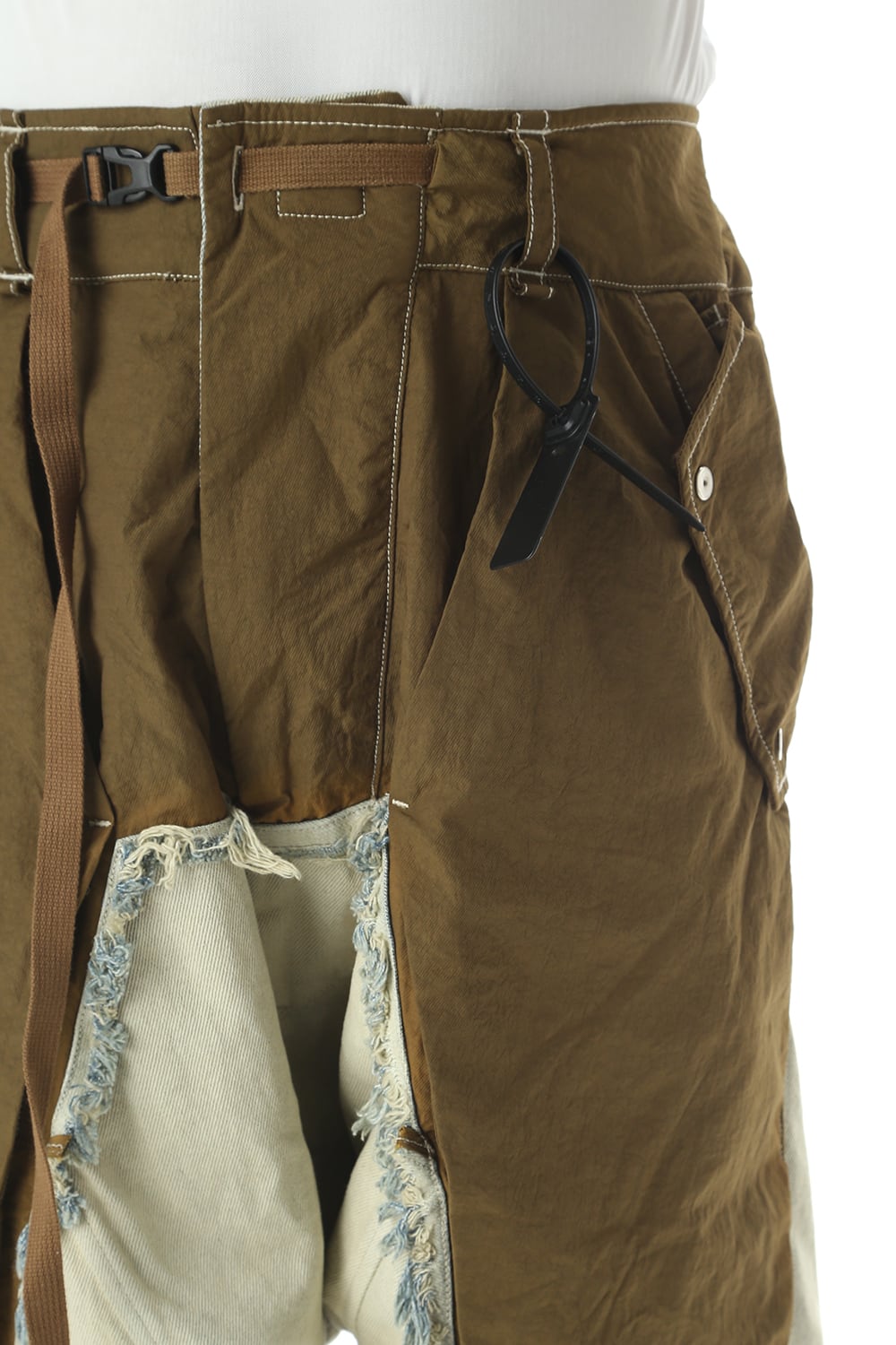 GEO CARGO DENIM SHORTS