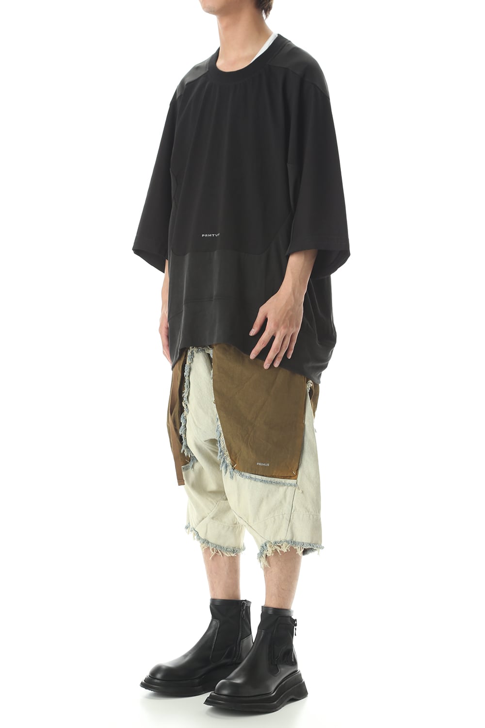 GEO CARGO DENIM SHORTS