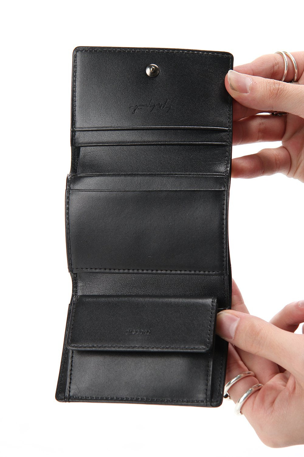 Gloss smooth Tri-fold wallet