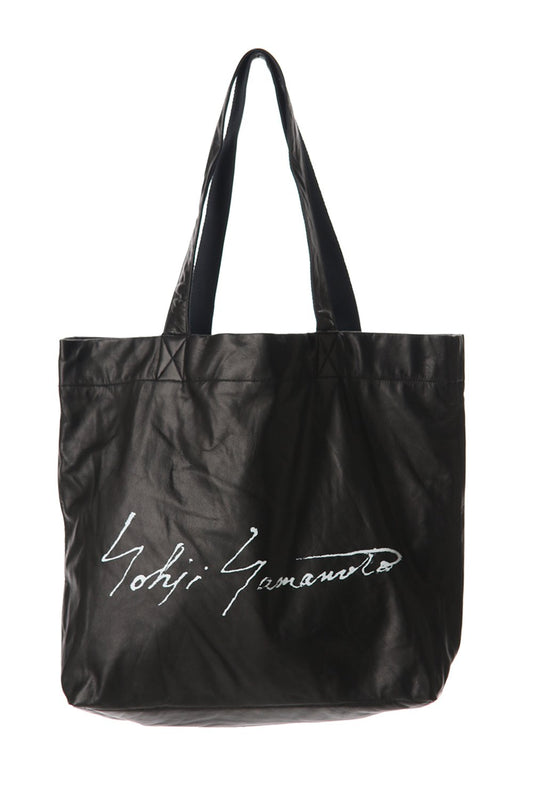 LOGO Print leather Tote bag