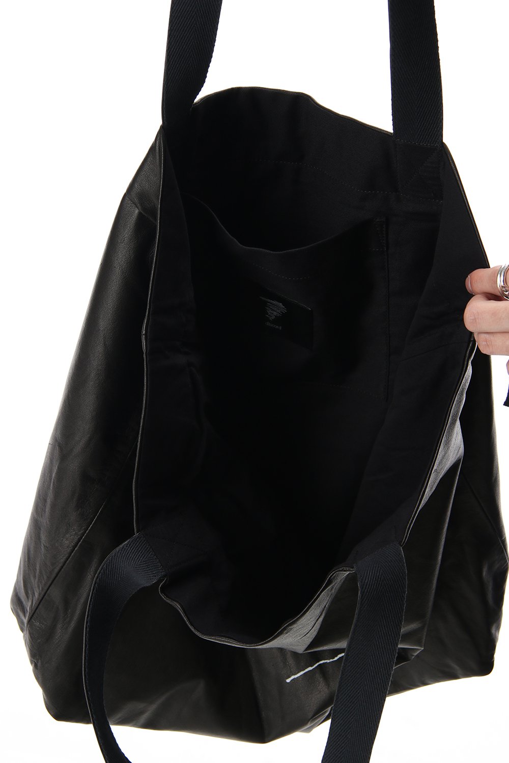 LOGO Print leather Tote bag