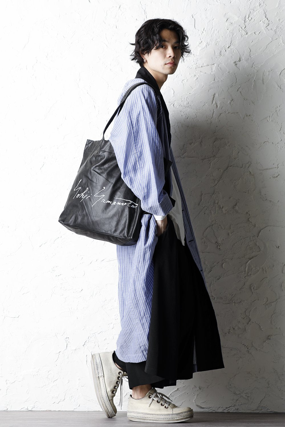 LOGO Print leather Tote bag