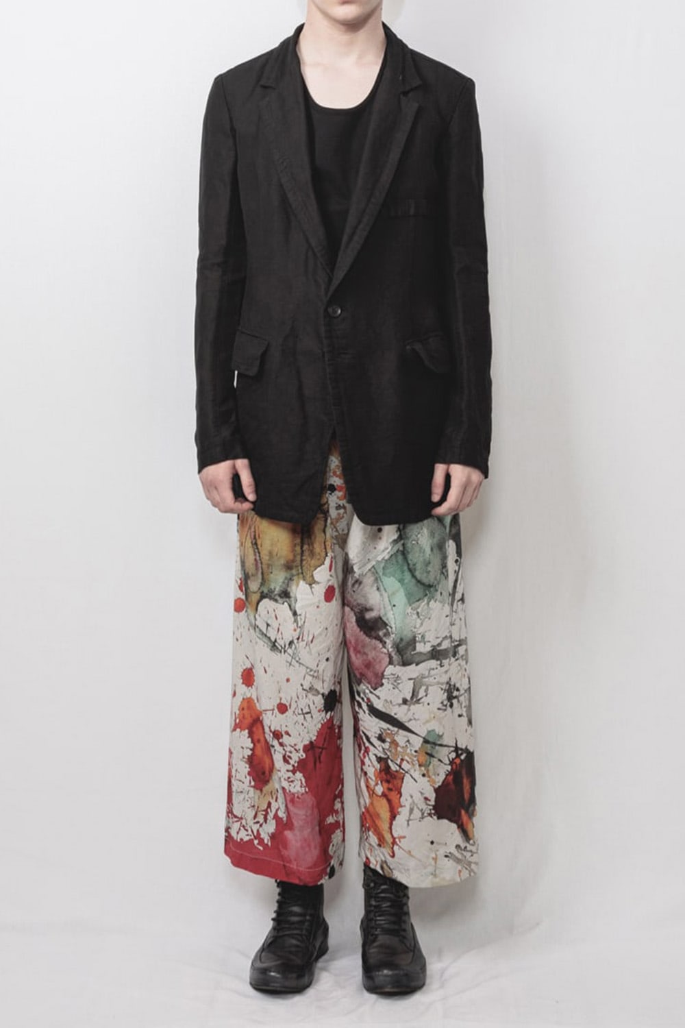 Cropped Wide Easy Pants