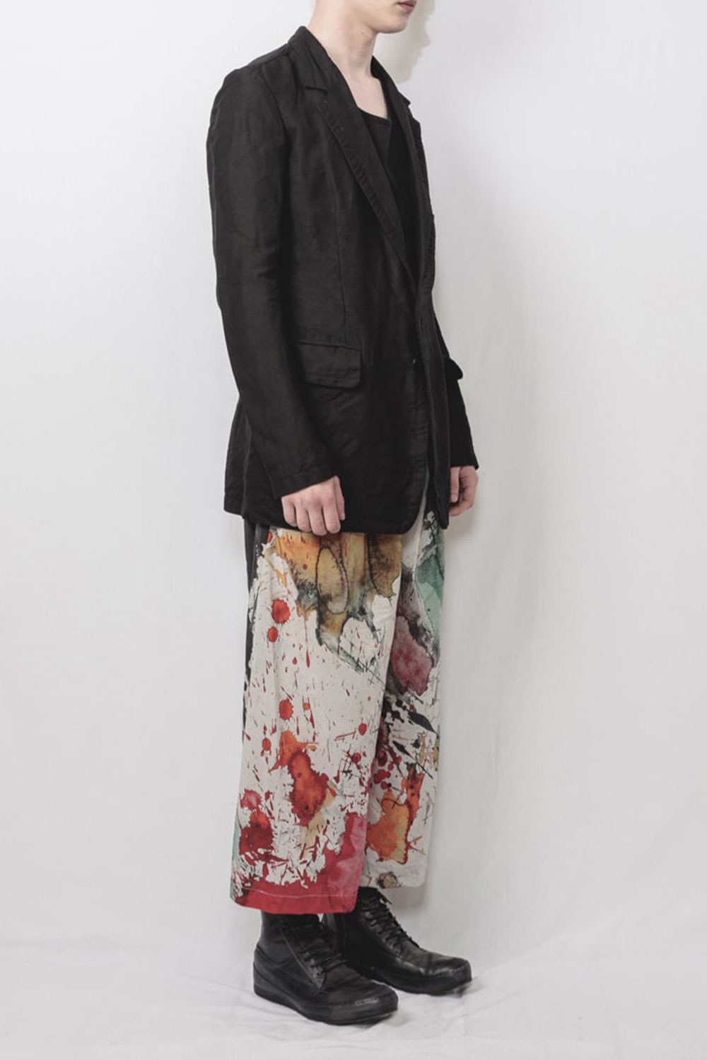Cropped Wide Easy Pants