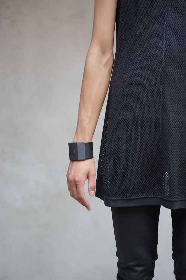 Parts of Four  16AW BOX LOCK BRACELET (WIDE)