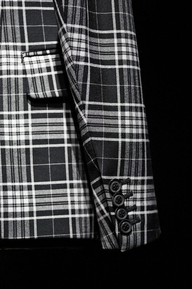 16AW Tartan Check Stretch