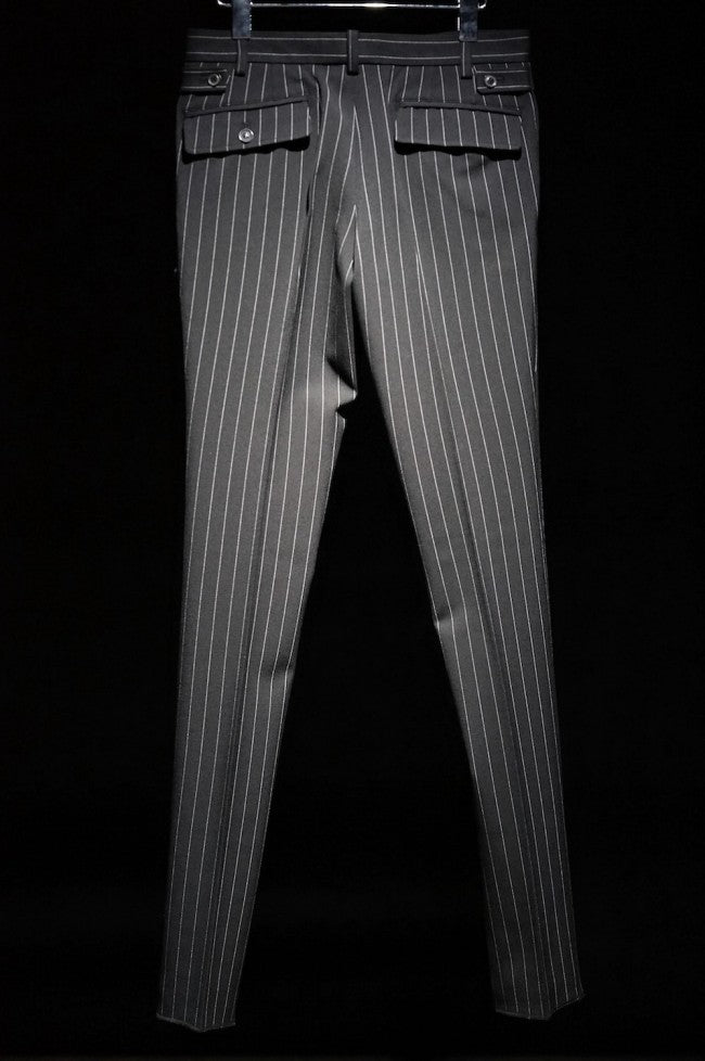 16AW 2WAY Pinstripe Stretch Slacks