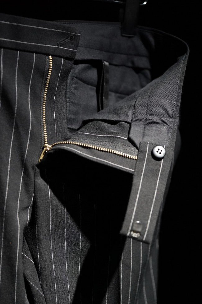 16AW 2WAY Pinstripe Stretch Slacks