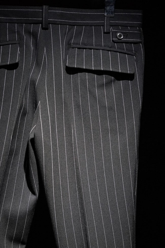 16AW 2WAY Pinstripe Stretch Slacks