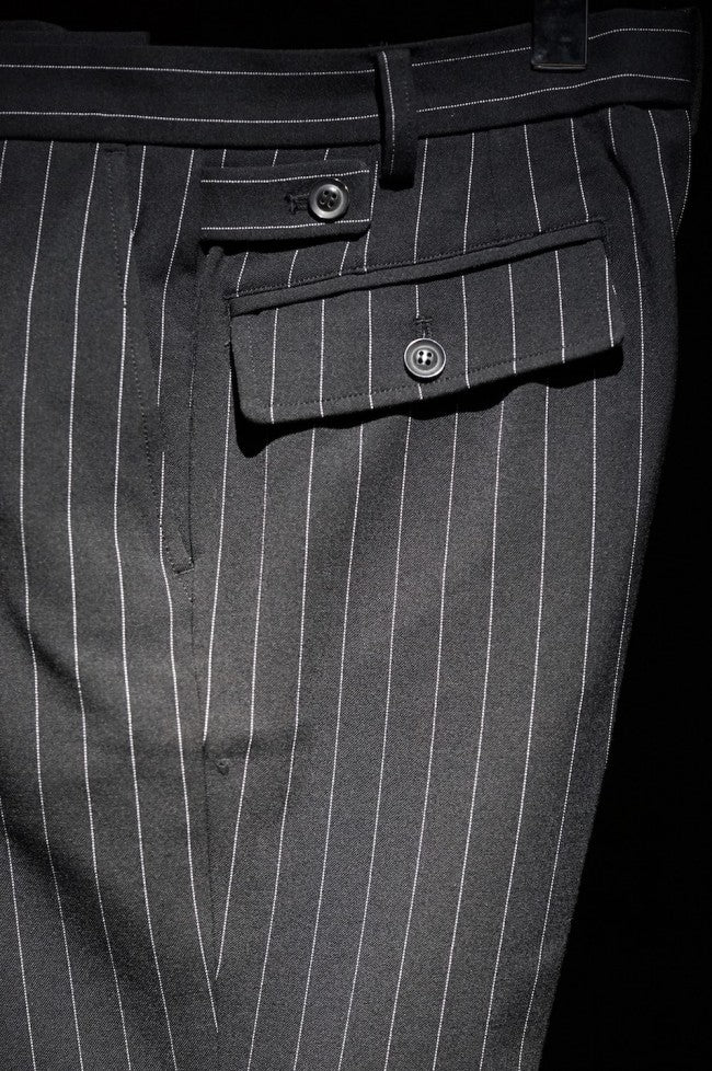 16AW 2WAY Pinstripe Stretch Slacks