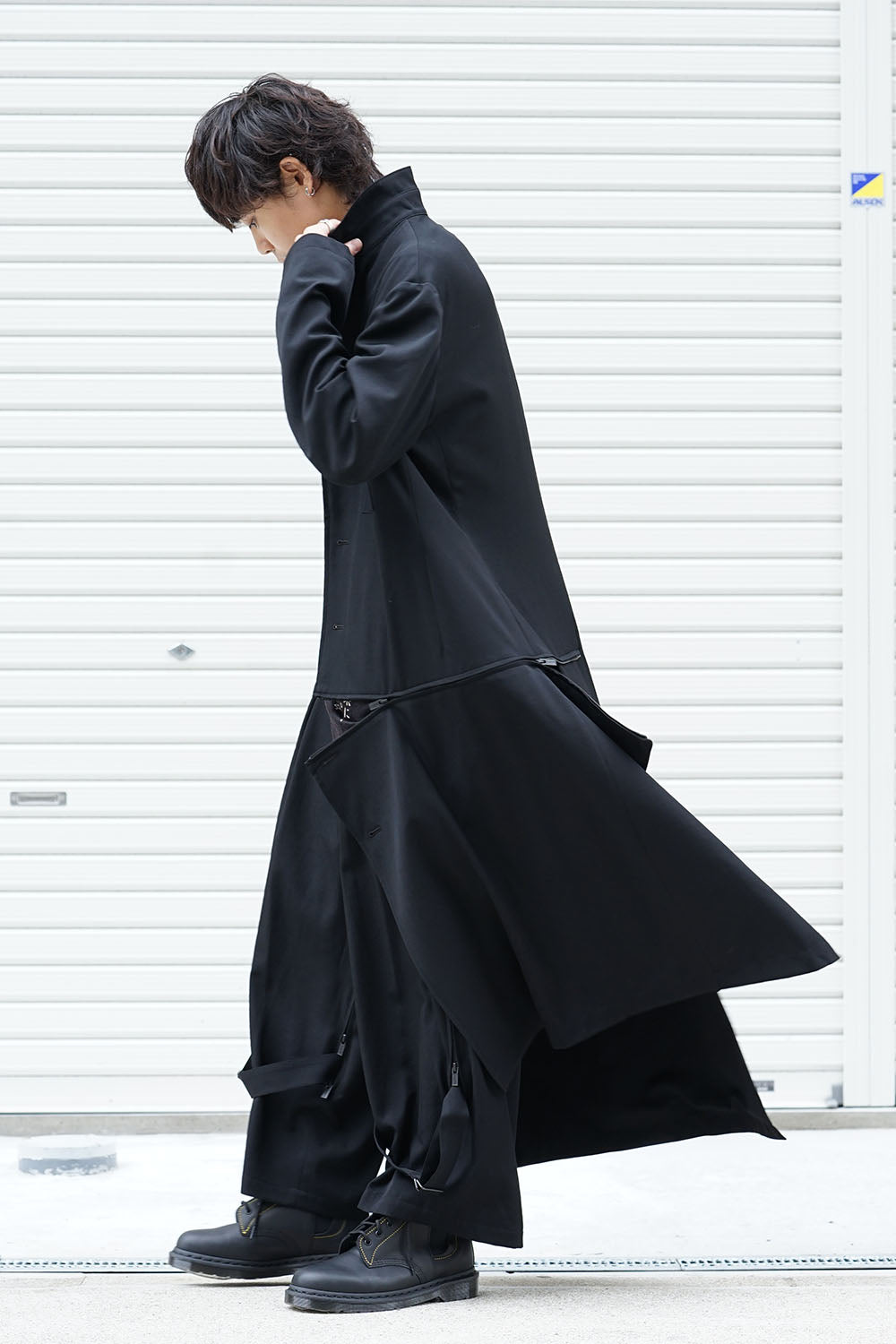 ディクショナリー プリント ラウンド ネック ロング スリーブ Tシャツ　