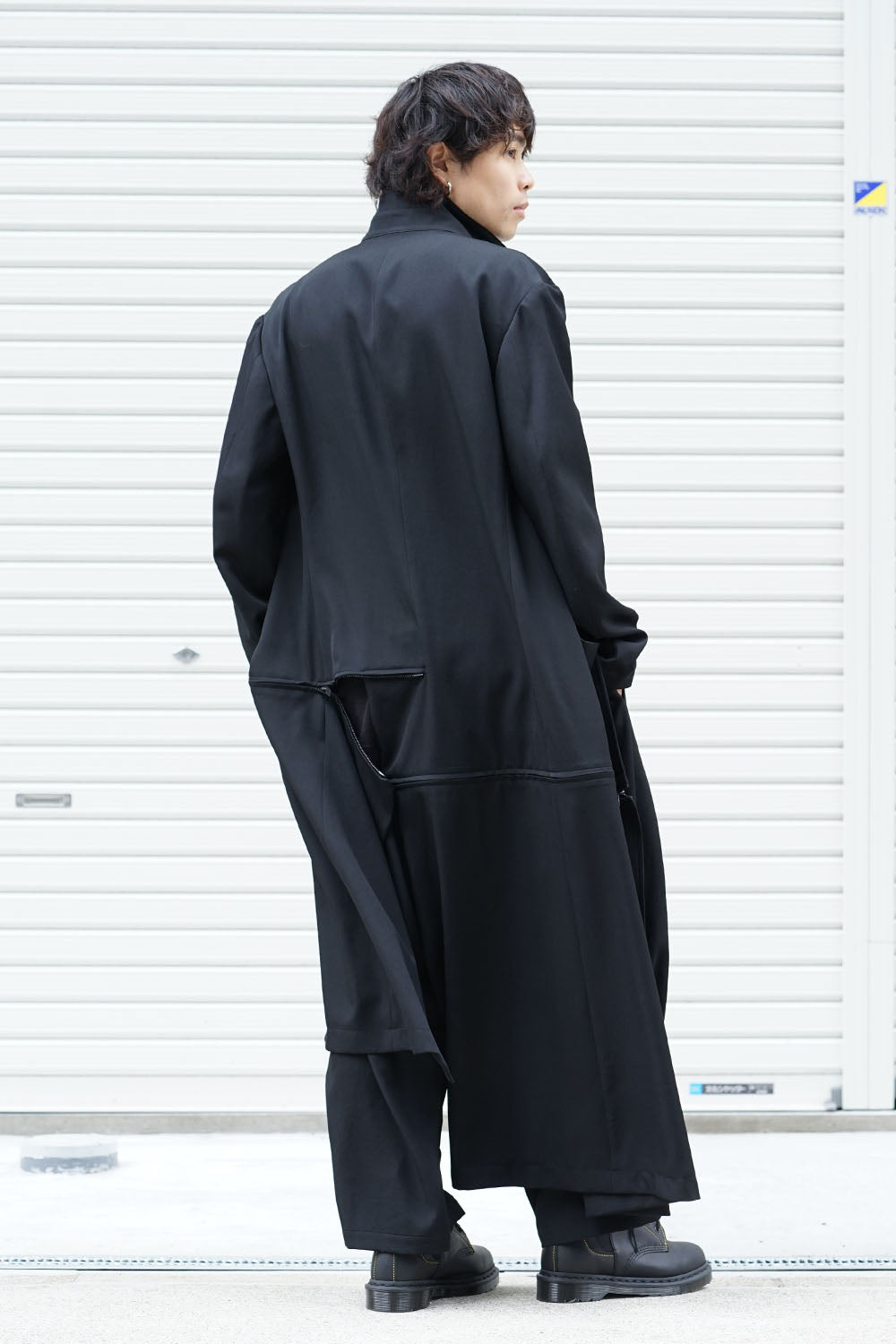 Wrinkled Gabardine High West Belt Pants