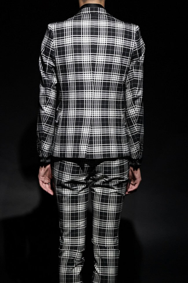 16AW Tartan Check Stretch