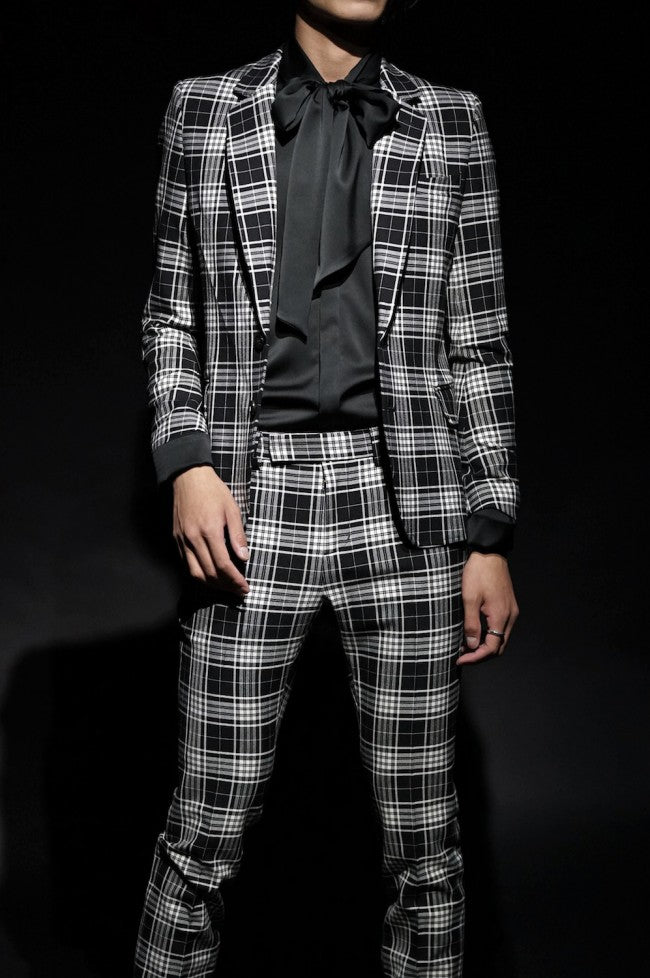 16AW Tartan Check Stretch