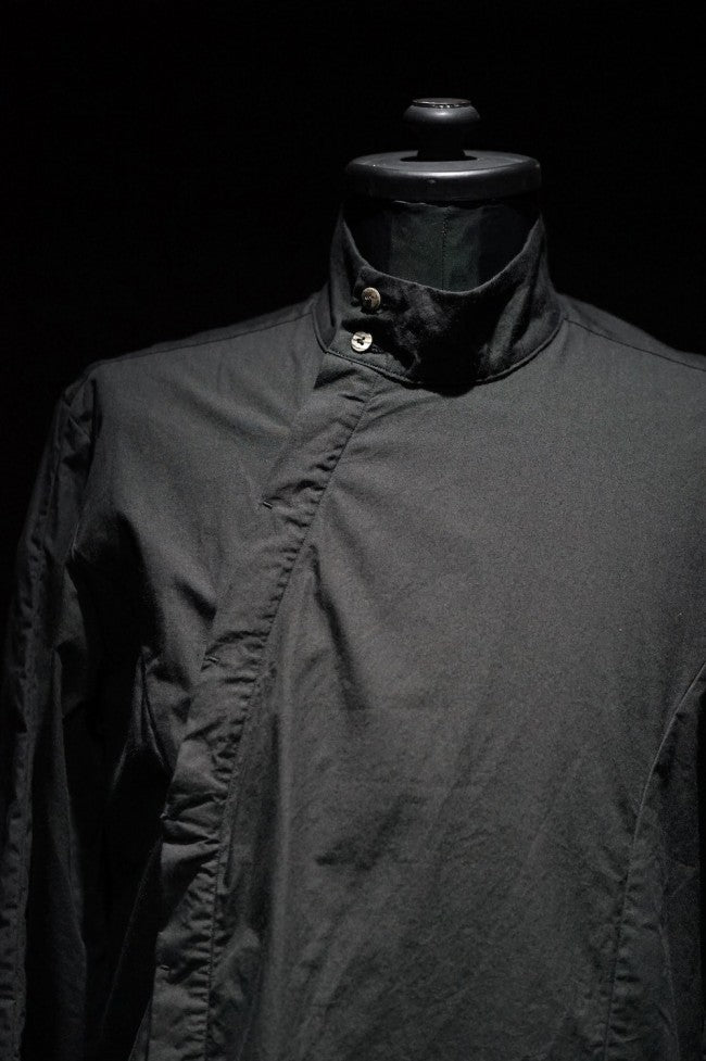 16AW Organic Cotton Long Shirt BLACK