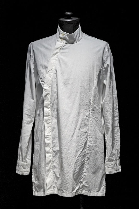 16AW Organic Cotton Long Shirt WHITE