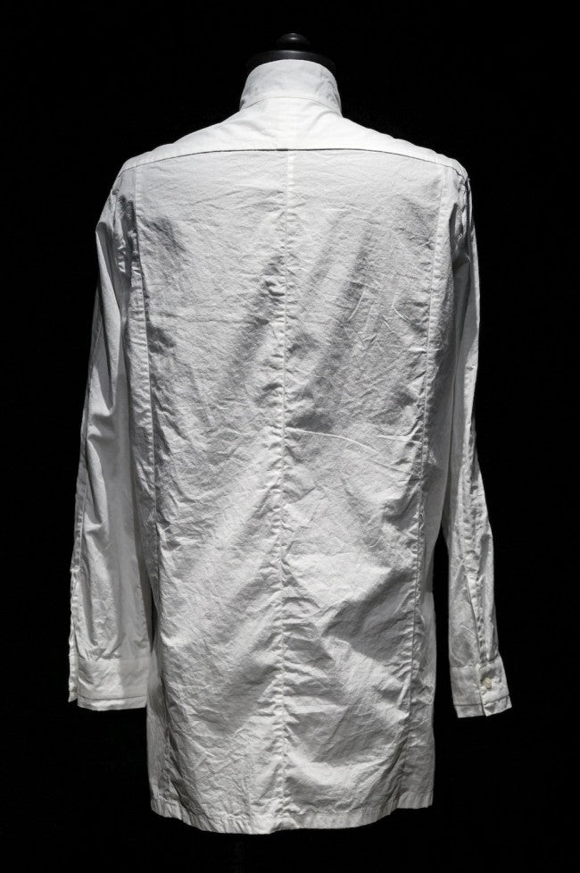 16AW Organic Cotton Long Shirt WHITE