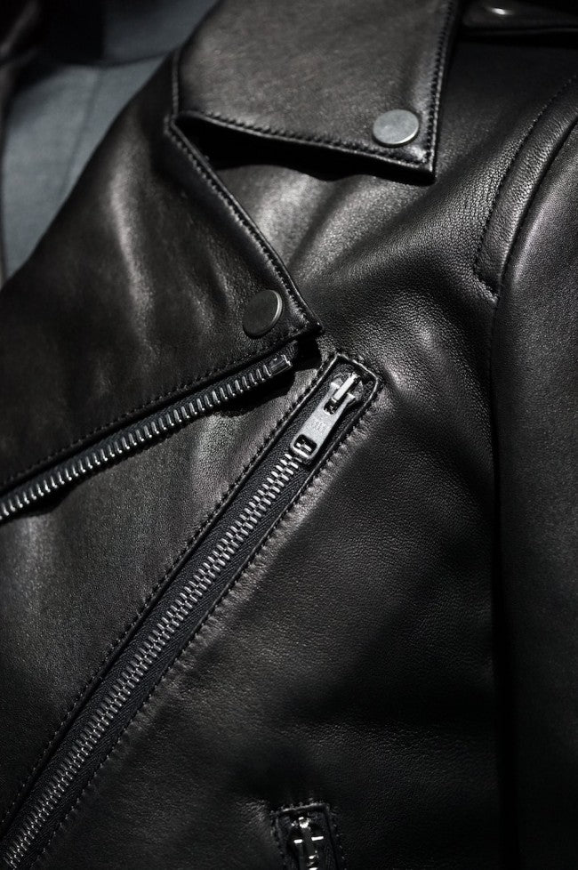 16AW Bonding Lamb Leather Jacket